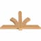 Ekena Millwork Redmond Smooth Timber Gable Bracket, Western Red Cedar, 60"W x 38"H x 3 1/2"D x 5 1/2"F, 15/12 Pitch GBW060X38X0406RED00SWR - alternate 3